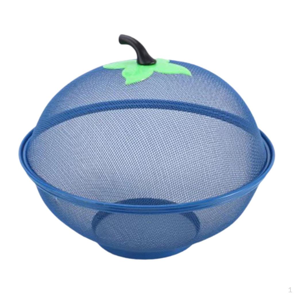 Elegant Wire Fruit Basket with Cover for Kitchen Organization