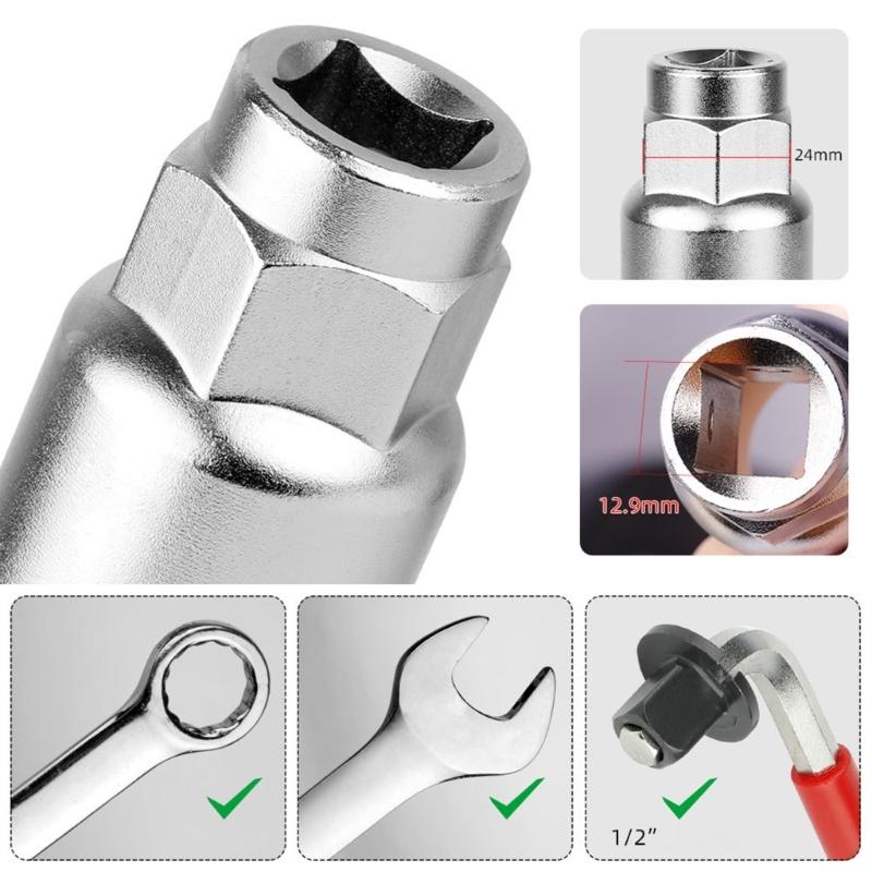 20T Bottom Bracket Wrench Crank Spanner Bike Wrench Bottom Bracket Remover Tool Heavy Duty Sleeve Pullers Enduring