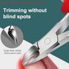 Anti-Splash Diagonal Nail Clippers Thick Hard Special Sharp Nail Pedicure Trimmer Remove Dead Skin