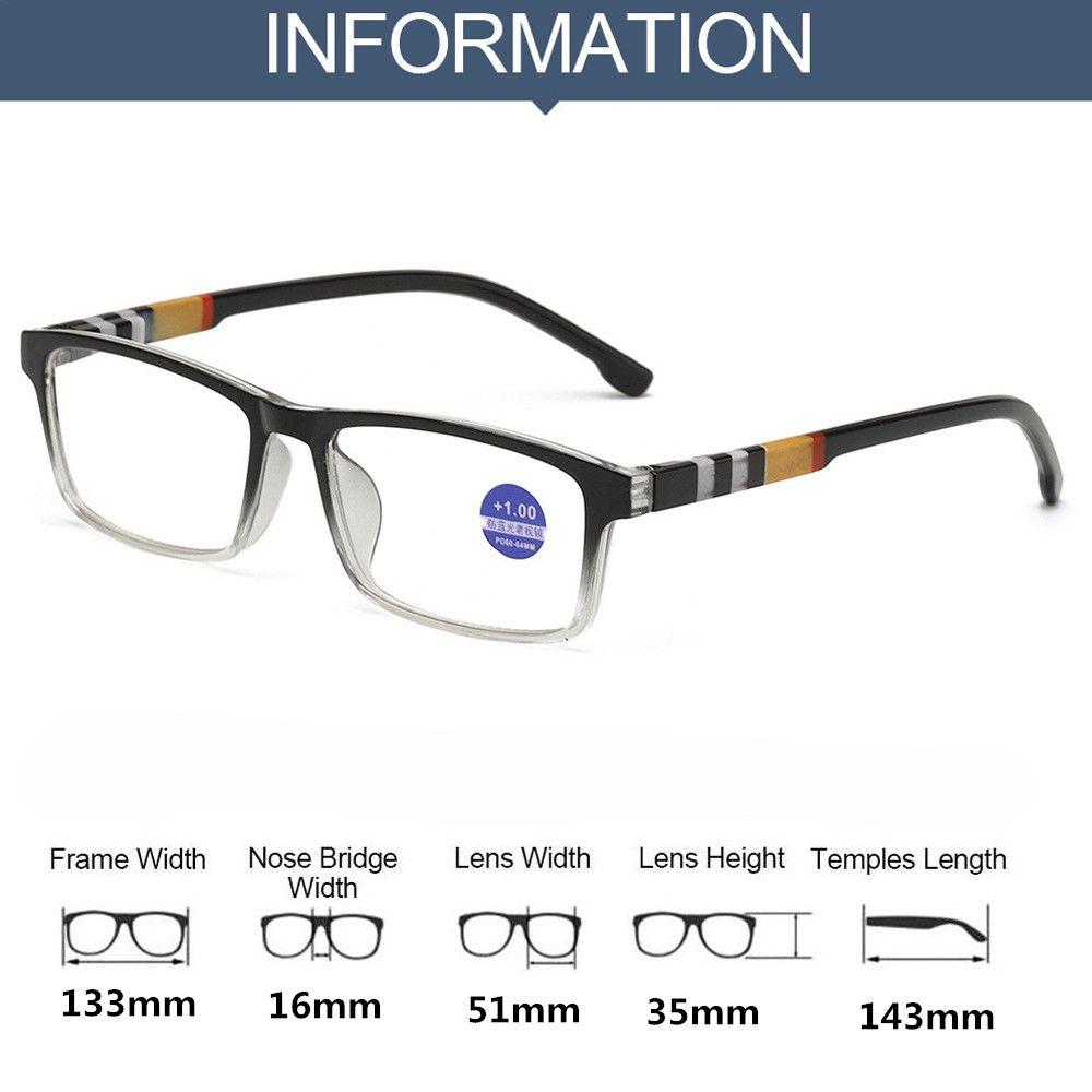 Fashion Anti-Blue Light Reading Glasses Ultra-Light Eye Protection Readers Eyewear  Comfortable Presbyopia Glasses +1.0~+4