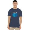 Sesame Street Unisex Adult Grill Grover Heather T-Shirt