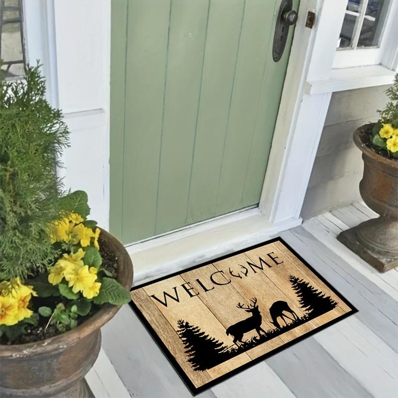 American Country Style Entry Door Mat Anti Slip Dust Removal Entryway Welcome Carpet Home Decoration