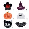 Sparkling Halloween Hairpins Permanent Acrylic Material Comfortable Wear Party Theme Accessories for Women Men Children
