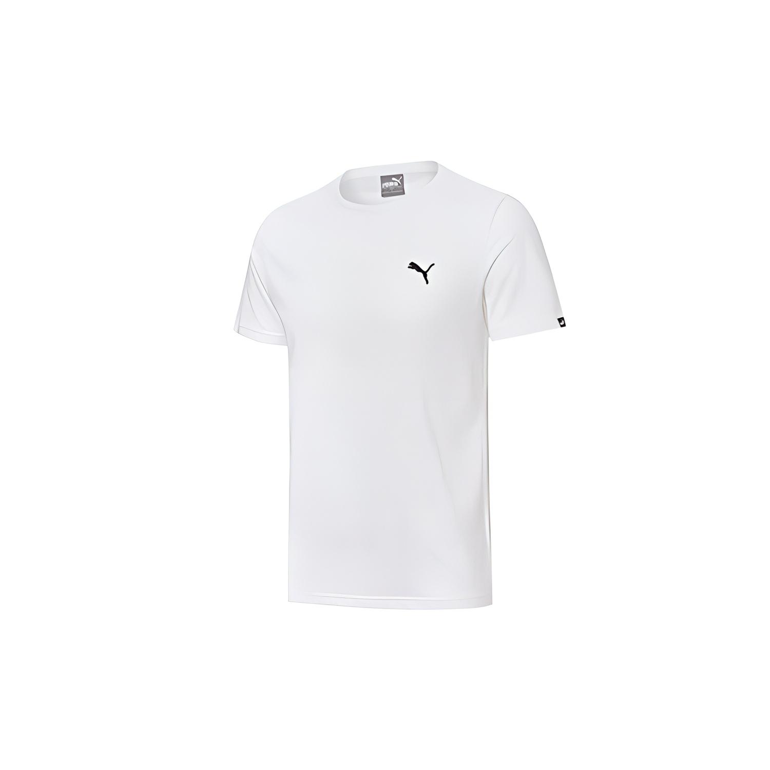 PUMA Embroidery Logo Round Collar Male White Men s 834479-02 S