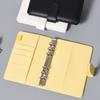 Practical 6 Ring Binder Planner Notebook Cover A5/A6 Refillable Loose Leaf Journal Notepad Cover Waterproof for Girls