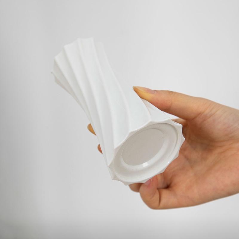 Plastic Flower Vase Flowers Vase Hydroponic Pot Vases Decoration Creative Flower Arrangement for Living Room Desktop Craft