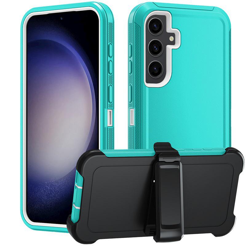 

Трехзащитный чехол с задним зажимом для Samsung S24 FE 5G Single Case