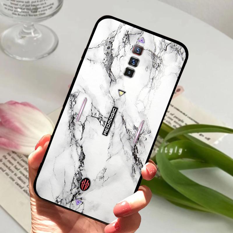 For ZTE Nubia Red Magic 6 Case Shockproof Soft TPU Silicone Phone Cover For ZTE Nubia Red Magic 6S Pro Capa Cartoon RedMagic 6