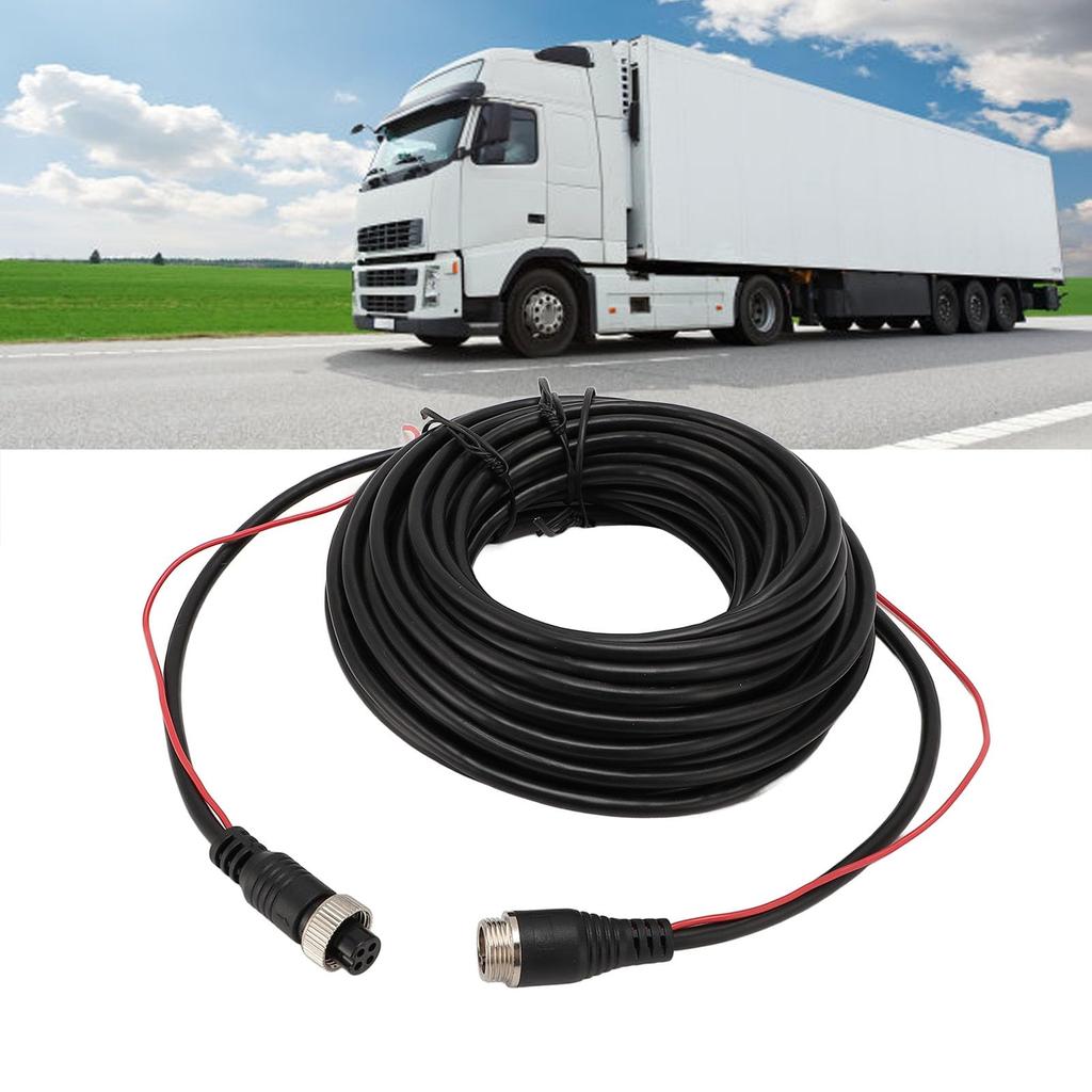 4-stifts förlängningskabel för backkamera, förlängningssladd för dashcam bakåtkamera med