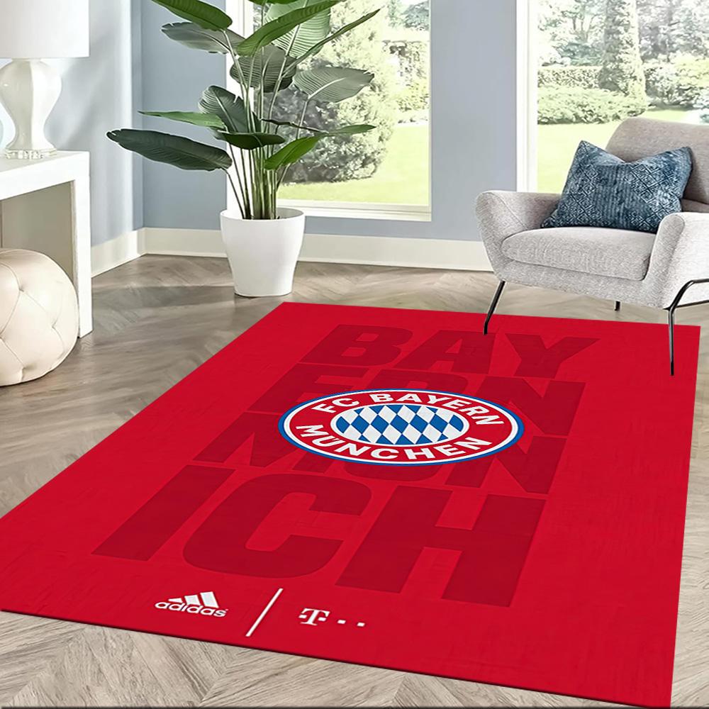 Fc Bayern Munich Uefa Champions Square Rugs Are a Great Choice for Living Rooms, Bedrooms, Home Décor, and As Gifts.