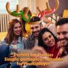 Inflatable Horn Reindeer Headband Throwing Hoop Suitable For Parties Christmas