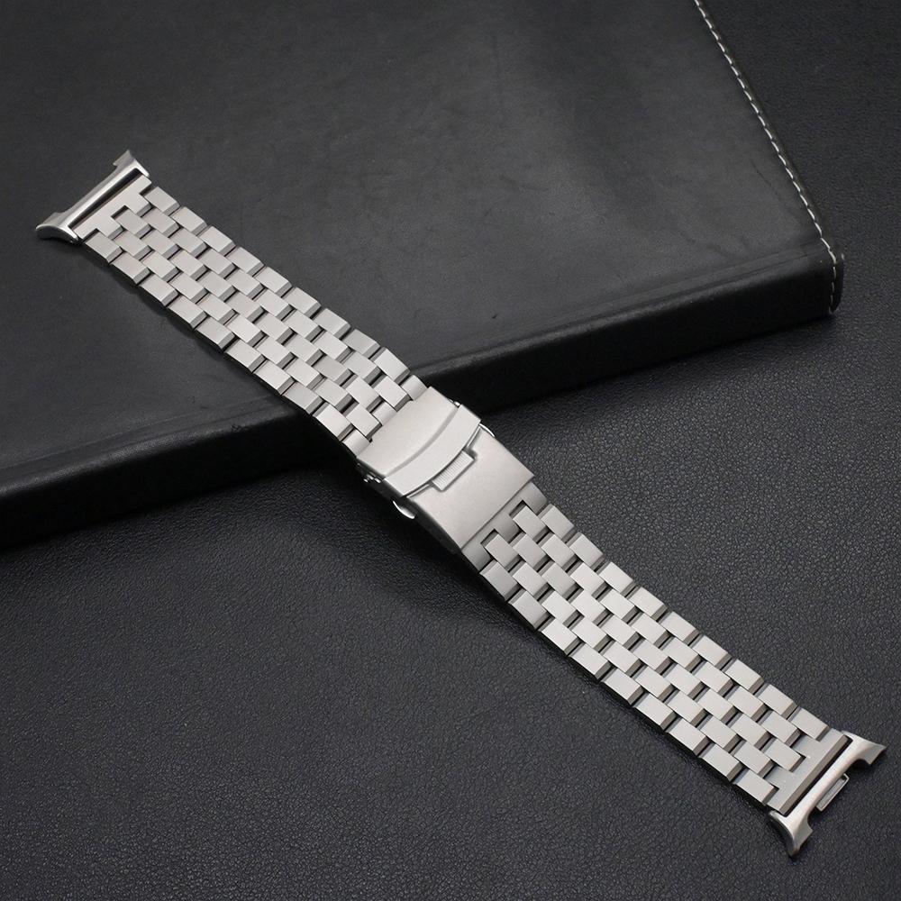 No Gaps Stainless Steel Bracelet for Samsung Galaxy Watch 8Classic 46mm Titanium Orange Band for GALAXY 8 40mm 44mm Luxury Strap