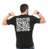 Lustiges DJT Trump Tanz Rückendruck QR-Code T-Shirt Donald Trump Präsident T-Shirt