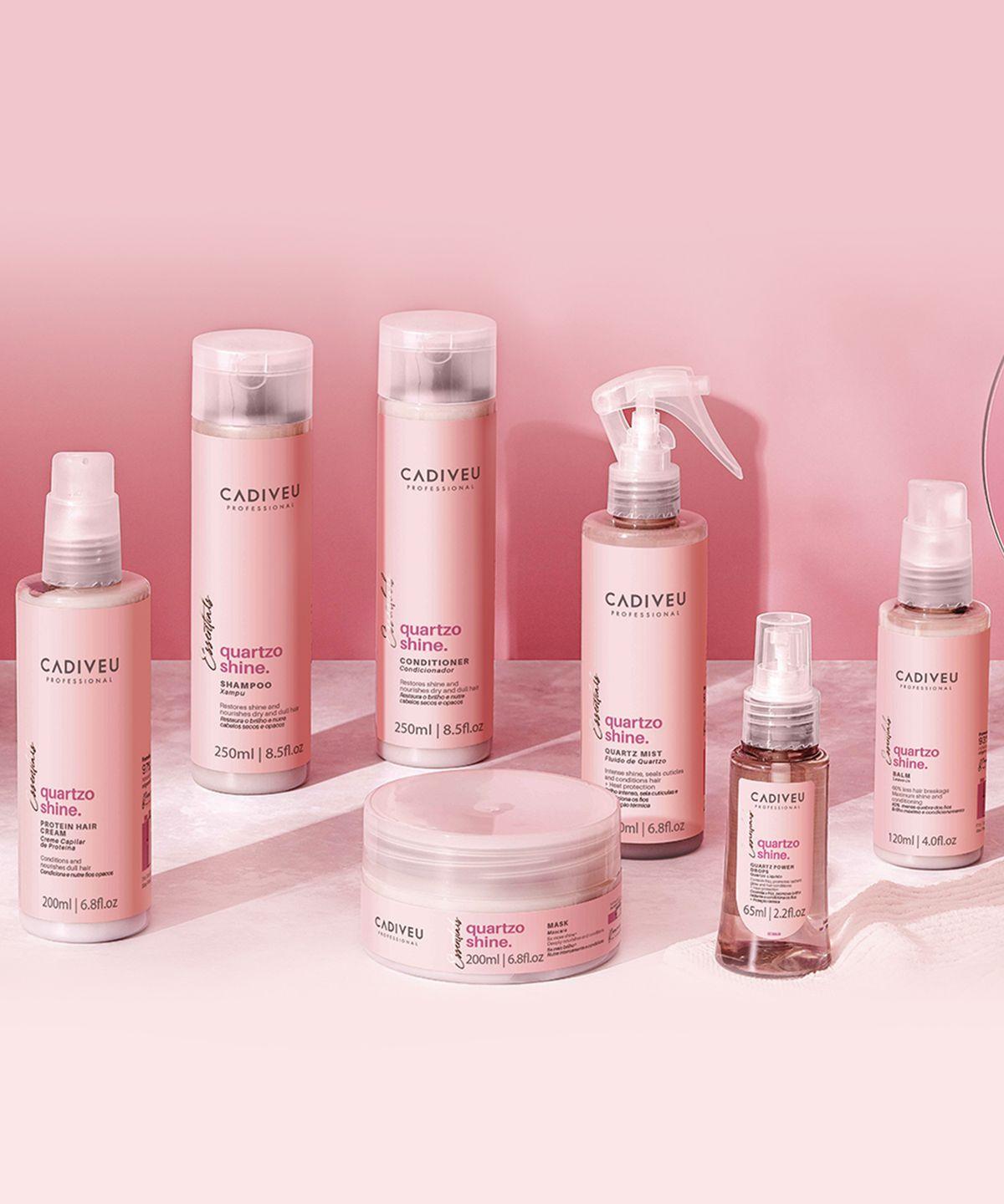 Quartz Shine 6-Piece Set (Protein Cream + Shampoo + Conditioner + Mask + Serum + Leave-in or Mist) Livein