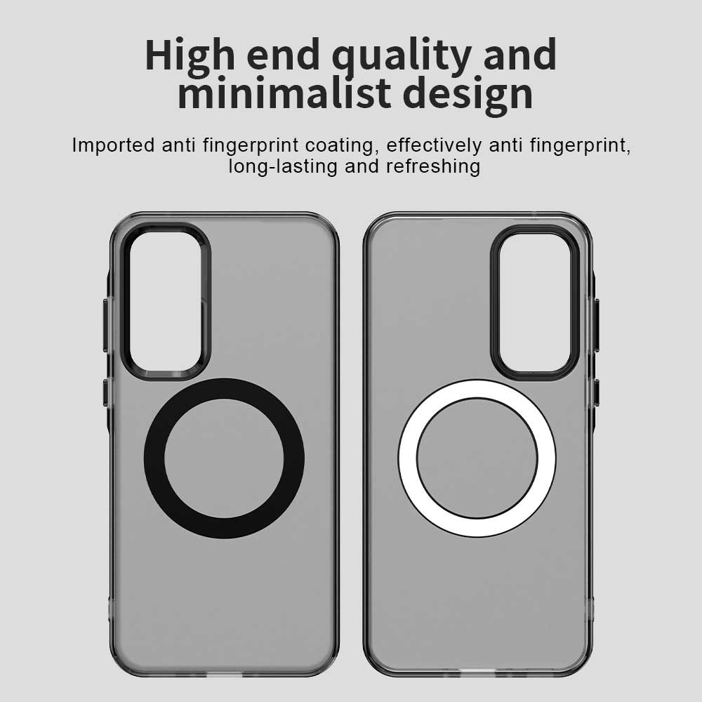 For Samsung Galaxy A55 Case Magsafe Wireless Charging Cover Samsung Galaxy A15 A25 A35 A55 5G Case Shockproof Matte TPU Bumper