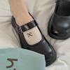 Spring and Summer Solid-color Bow-embroidered Silicone Anti-slip Invisible Socks for Women, Shallow and Non-falling Heel Boat Socks