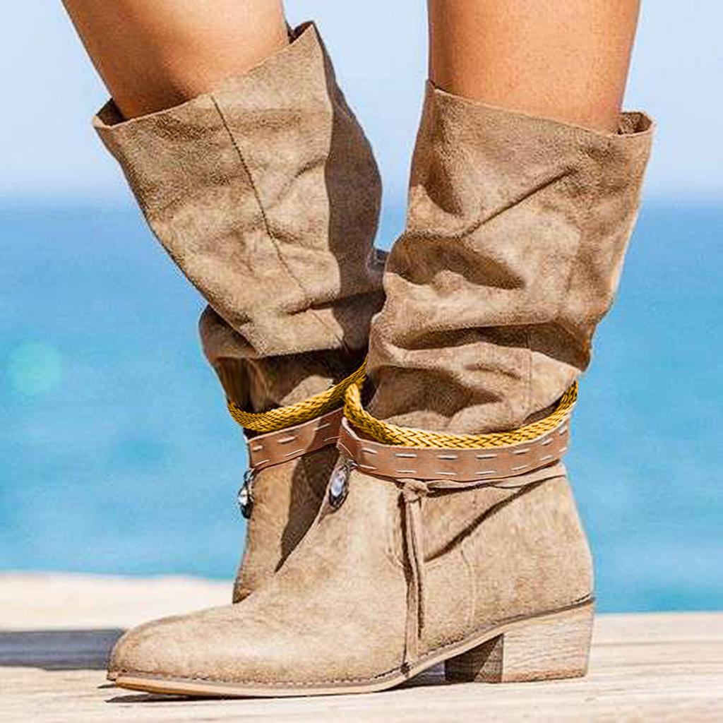 Botas para zapatos de mujer Winter And Autumn Fringe Crystal Fashion Long  Boots comprar a buen precio — entrega gratuita, reseñas reales con fotos —  Joom