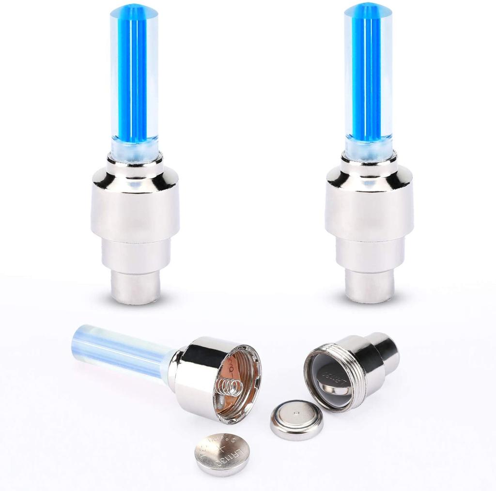 Motorrad-Radlicht, Bewegungssensor, LED-Licht, wasserdicht, Mini-Neonlicht, Reifendüsen-Ventilkappenlicht für Auto, Motorrad, Fahrrad