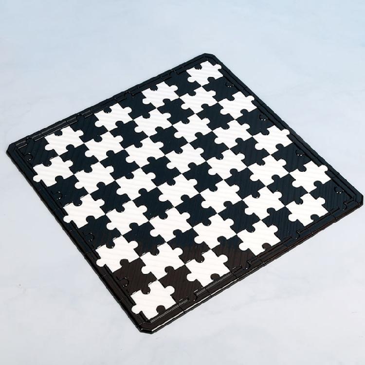 Chess Set with Checkers Board Silicone Resin Mold Full Size 3D Chess Epoxy Mold