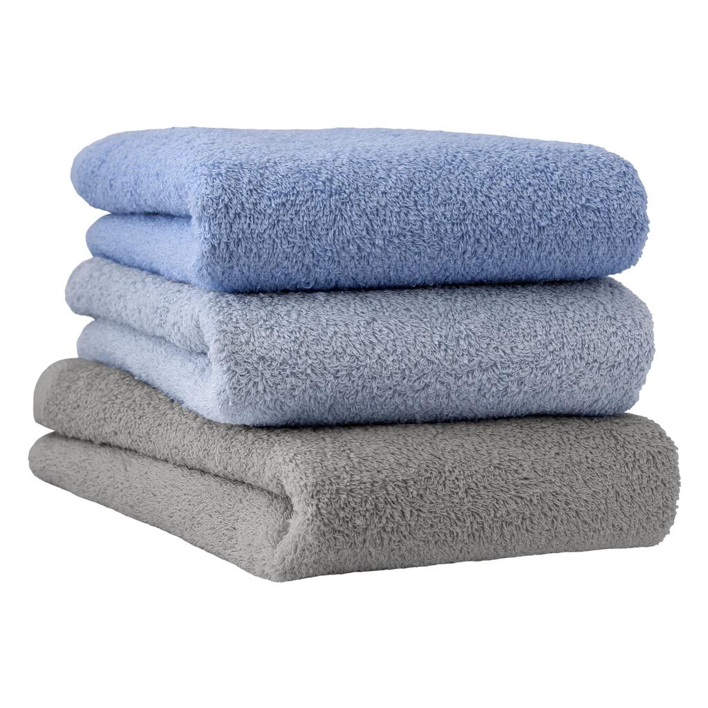 Hiorie Large Face Made In Perfect for Bath Towel Fluffy and Solid Senshu Available In 18 Set of 3 3 Colors Hotel-Style Towels, Japan, Substitutes,
