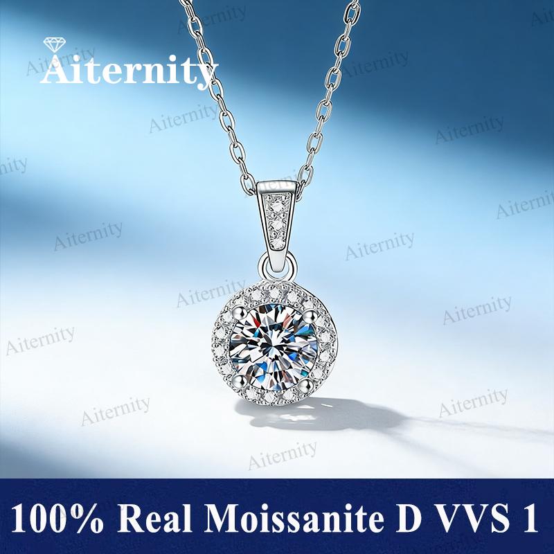 Promotion of Multiple 1.0 Carat Moissanite Windmill Pendants, Luxury Wedding 925 Silver Jewelry, Bride Diamond Necklace
