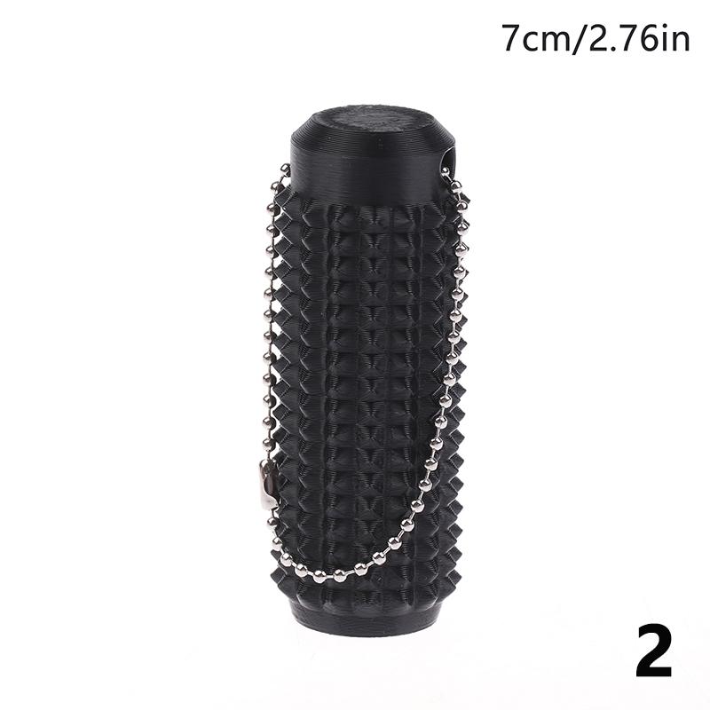 1 kus 7/9 cm pichlavá Grippie stimulační hračka s přívěskem na řetízku pro úlevu od úzkosti, pozitivní novinka, malá kapesní mini fidget hračka