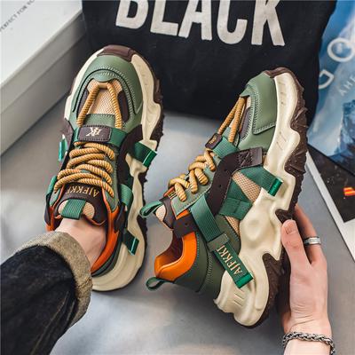 Dicke Sohle Vier Jahreszeiten Sportschuhe Mann Trend Frühling Herren Casual Fashion Bequeme Outdoor Laufschuhe
