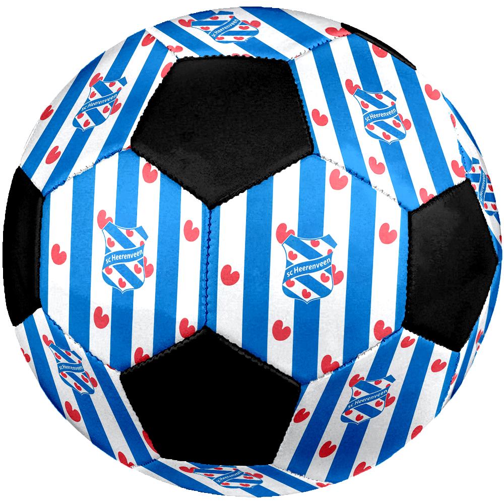 SIZE 5 SC Heerenveen Soccer Ball Colorful All Ages Machine Stitched PVC Competition Ready Durable High-Bounce
