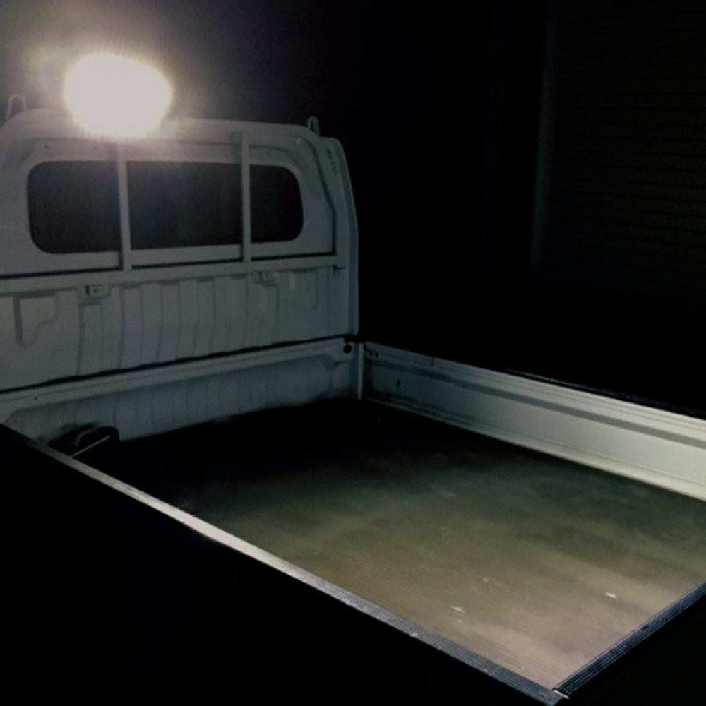 Kashimura NML-1 LED Töövalgusti, Ümmargune, 8 LED-i, Valge, 24W, 1560lm, 6000K, Mürasummutus, IP67, DC12/24V