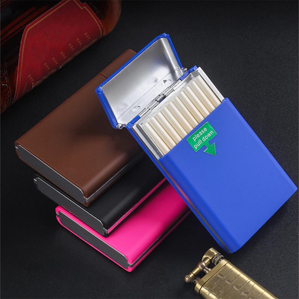 1pc Pull-down Pop-up Cap Cigarette Box Plastic Personalized Portable Moisture-proof And Pressure-resistant Box