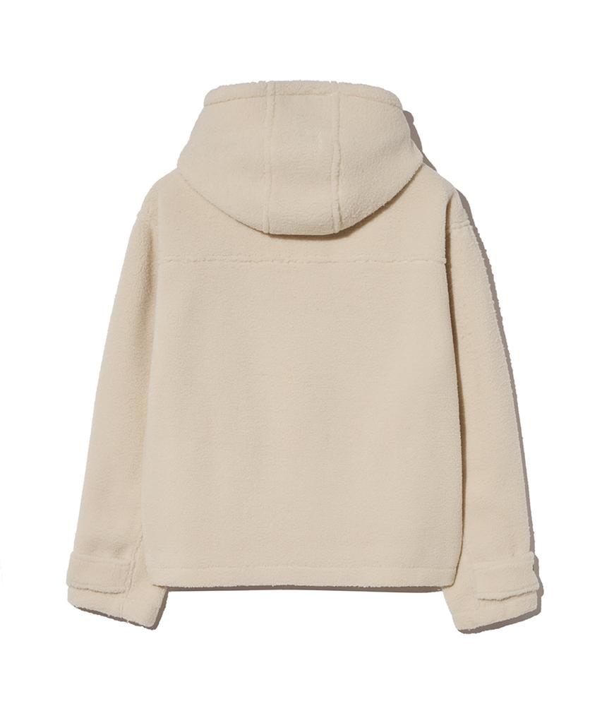 Physical Department Boa Duffle Short Coat_Ivory
