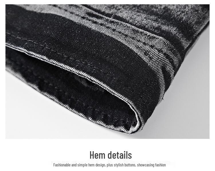 Pánská retro džínová bunda slim fit 2020: Módní podzimní/zimní bavlněné svrchní oblečení v korejském stylu