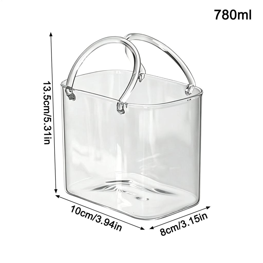 Glass Purse Handbag Vase Wine Cup Funny Beverage Cup For Women Ladies Home Wedding Bridal Shower Friends Gathering Restaurant
