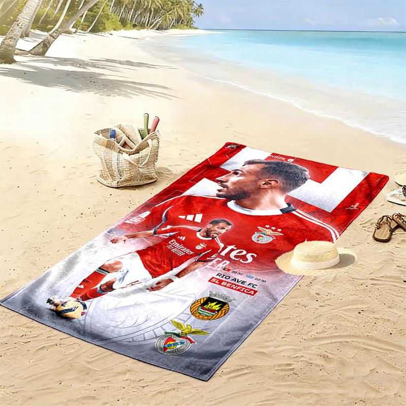 Telo Mare SL Benfica, Un Must-have per Ogni Viaggio Perfetto, Regalo di Compleanno, Festività Perfetto per Famiglia e Amici