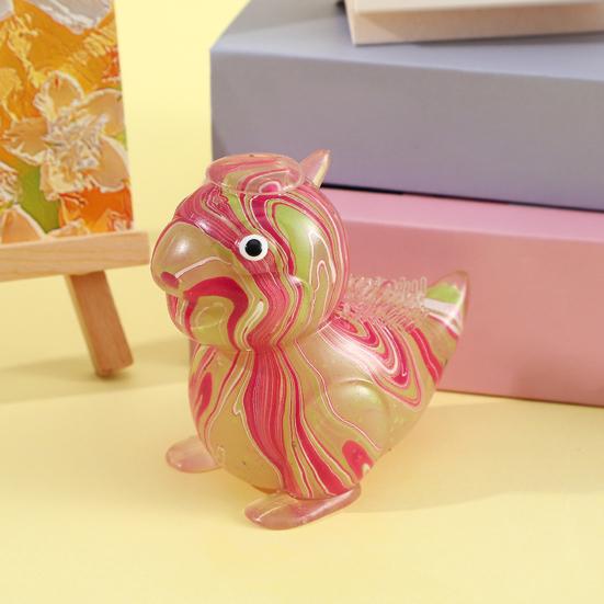 Dinosaur Squeeze Toy Slow-Rising TPR Fidget for Stress Relief Cute Soft Decompression Gadget for Students Adults