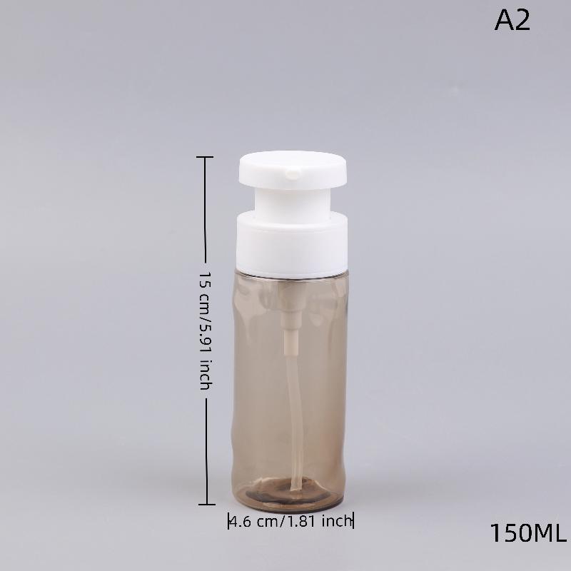 

1Pcs Plastic Press Cosmetic Bottle Empty Shampoo Bottle Refillable Travel Portable Container Shower Gel Bottle