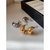 And American Metal Crescent Moon Diamond-Studded Earrings for Women, Spring and Summer Simple Versatile Niche Design, Light Luxury High-End Earrings