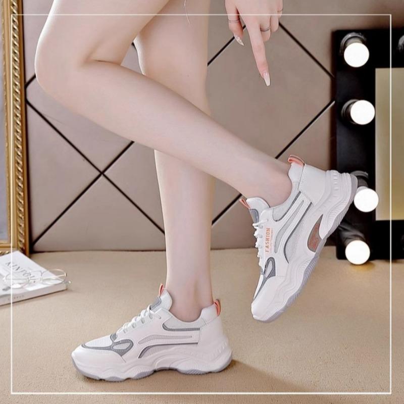 Sport Running Shoes Women Chunky Casual Sneakers Summer New Mesh Breathable Training Shoes Fashion Women Shoes Versatile Zapatos