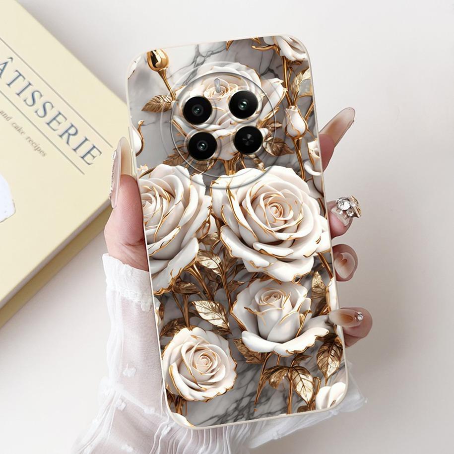 For Realme 12 Pro Plus Case RMX3840 RMX3841 Cover Luxury Marble Soft Silicone Shockproof Funda For Realme 12 12+ 12Pro 12X Coque