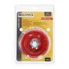 WOLFPACK PROFESSIONAL LINE - Cup Brush with Braided Steel Wire M14 Thread, Ø 100 Mm. Ø 0.50 Mm Wire.