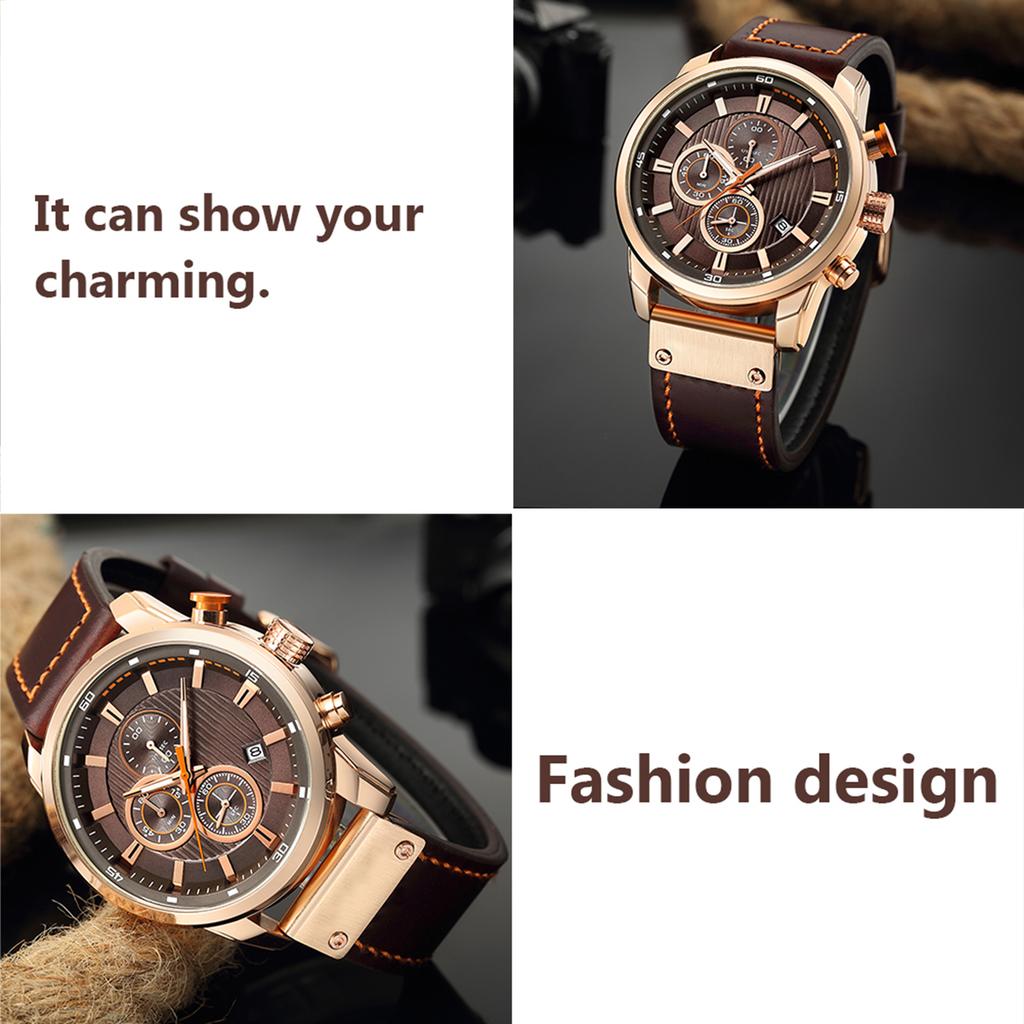 Curren High Quality Watch Waterproof Quartz Wrist Analog Digital Leather Fashion Casual Business Men Sports Watches
