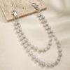 1 Hip Hop Trendy Colorful Zirconia Ball Double Layer Stacked Neutral Style Pants Chain Simple and Versatile Body Chain
