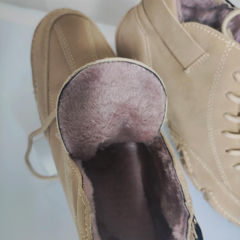 Модные зимние плюшевые мужские ботинки — фото 5