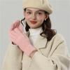 New Plush Winter Gloves Warm Knitted Driving Mittens Full Touchable Screen Full Gloves Gift