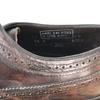 ANSI Z41 PT83 80s Vintage Leather Steel Toe Wingtip 9.5E 27.0-27.5 Brown(USED)