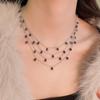 Multi Layer Water Drop Shining Choker Light Luxury Rhinestone Jewelry  Banquet