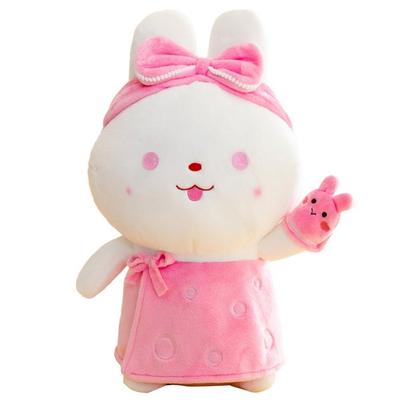Haesol Dreamland Rabbit Animal Character Doll, White, Korean Baby Products
