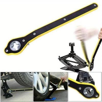 Universal Car Jack Wrench Labor-Saving Cross Tire Wrench Jack Rocker Arm Automotive Tire Removal Repair Tools