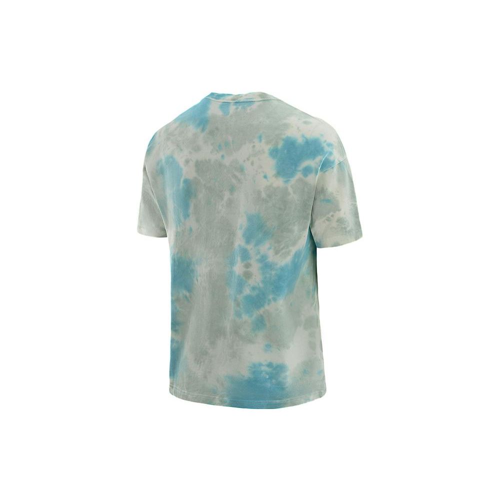 Jordan Tie-Dye Rund Hals Løs Kort Ermet T-skjorte Med Nedfelt Skulder Menn Topper Flerfarget DX9584-110