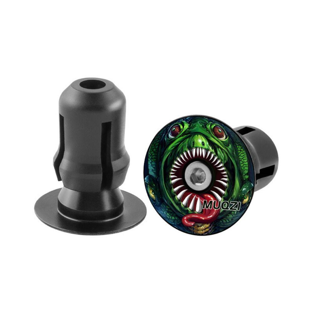 1 Pair 32x26MM Bicycle End Plugs Aluminium Zinc Zinc Alloy Handlebar Cap  Mtb Handlebars